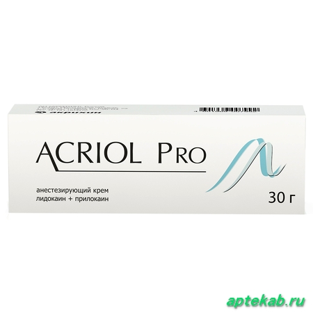 Акриол про крем для наружного применения 2,5% + 2,5% туба 30г №1