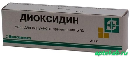 Диоксидин мазь 5% 30г 14567  Мозырь