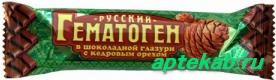 Гематоген русский кедровый орех 40г  Бобров