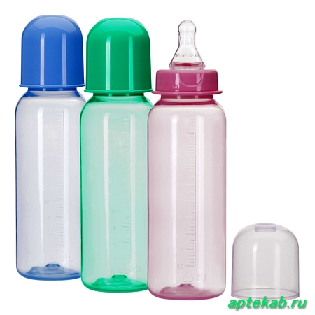 Курносики бутылочка цветная с силиконовой