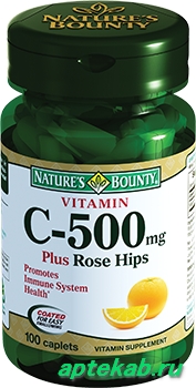 Нэйчес баунти витамин C-шиповник таб 500 мг n100