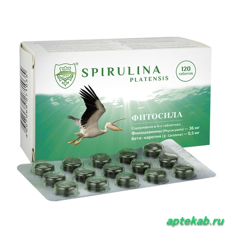 Спирулина Фитосила табл. 350 мг №120