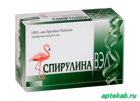 Спирулина ВЭЛ табл. 500 мг