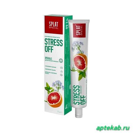 Сплат special паста зубная stress off туба 75мл