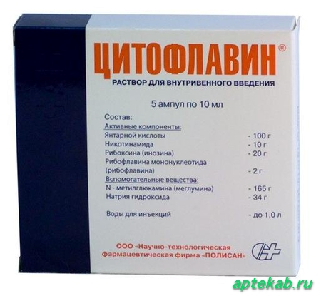 Цитофлавин р-р в/в 10мл n5  Мурино