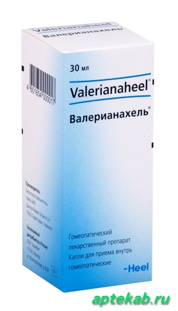 Валерианахель капли внутр. 30мл