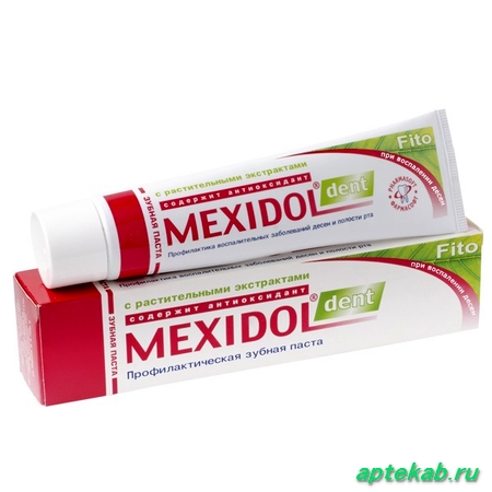Зубная паста мексидол дент фито
